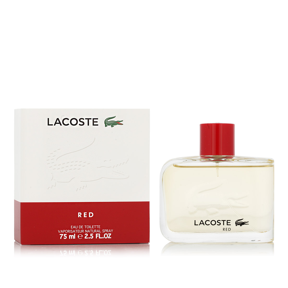 Lacoste Red Eau De Toilette 75ml Smarža Vīriešiem thumbnail 1