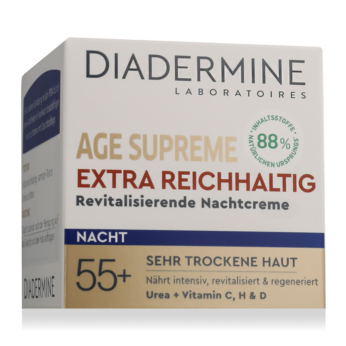 Diadermine Age Supreme Extra Rich Revitalizing Night Cream 50ml Nakts sejas krēms thumbnail 2