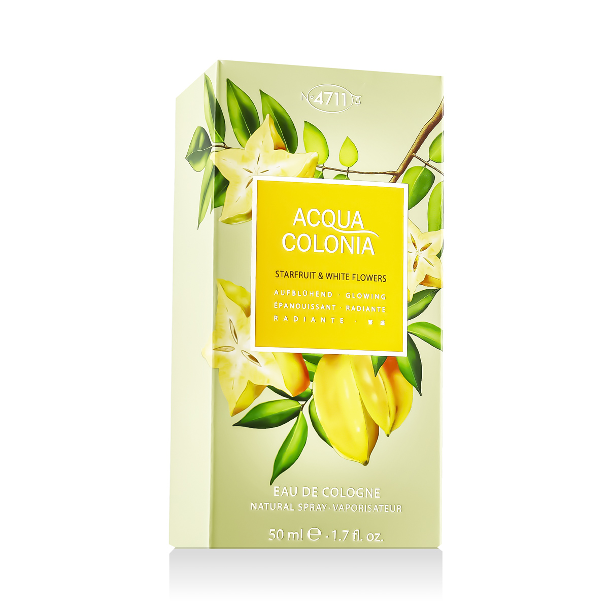 4711 Acqua Colonia Starfruit & White Flowers Eau de Cologne 50ml Smarža Unisex thumbnail 1