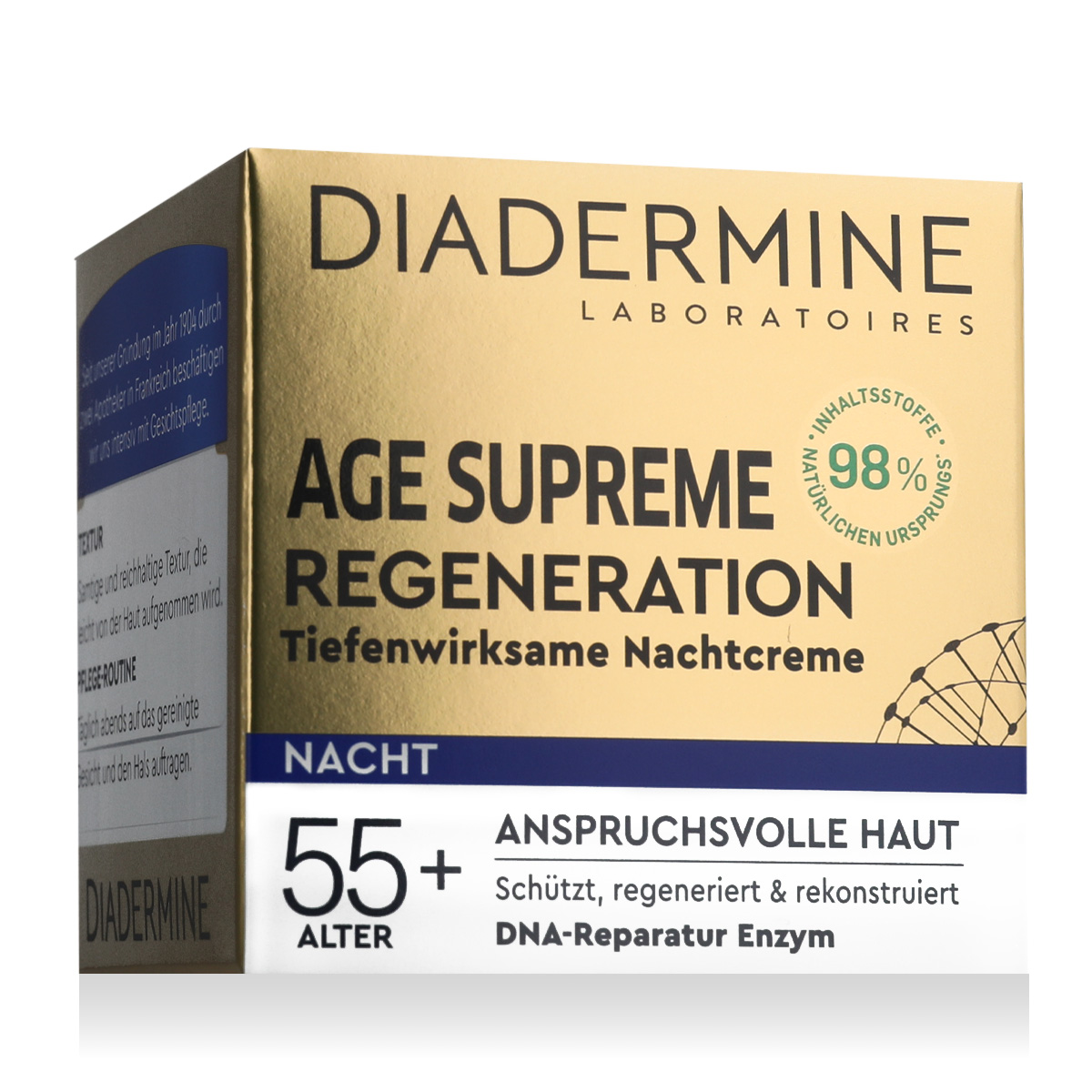 Diadermine Age Supreme Regeneration Night Cream 50ml Naktinis veido kremas thumbnail 2