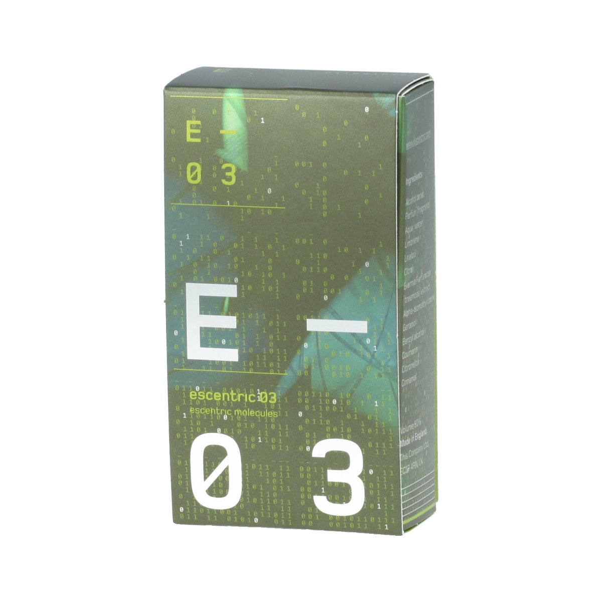 Escentric Molecules Escentric 03 Eau De Toilette 30ml Nišši parfüümid Unisex thumbnail 1