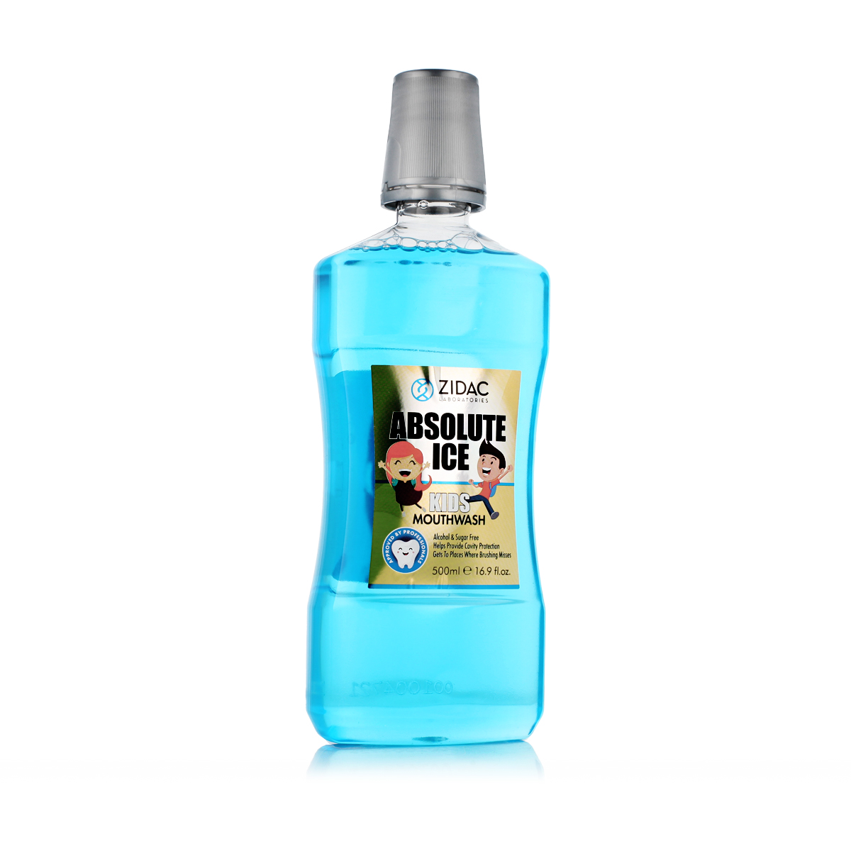 Zidac Laboratories Absolute Ice Kids Mouthwash 500ml Suuvesi thumbnail 2