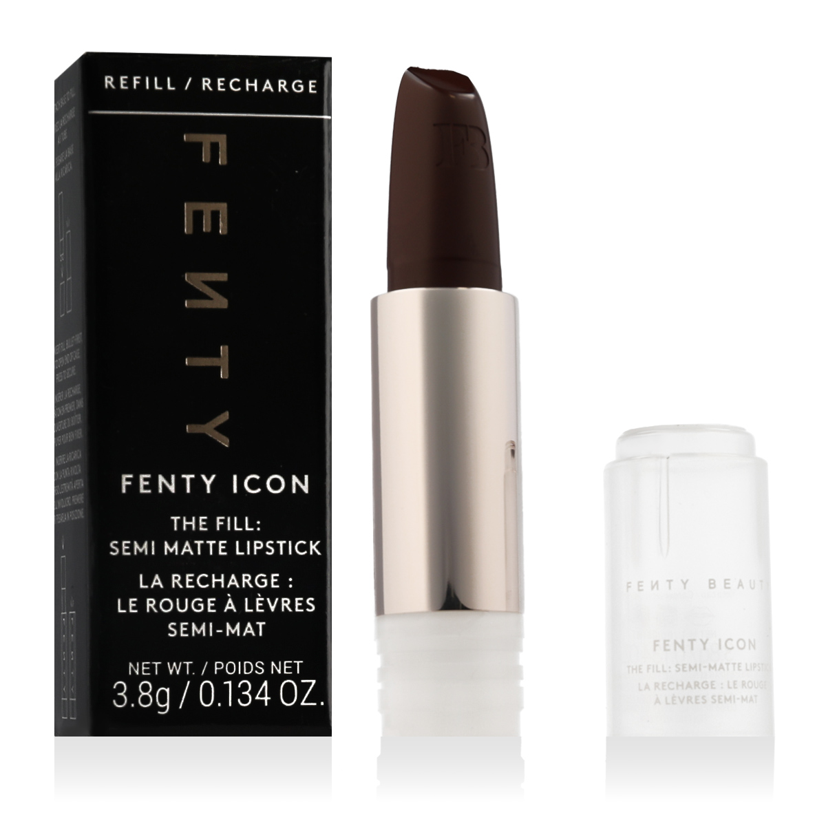 Fenty Beauty Fenty Icon The Fill: Semi Matte Lipstick (13 Rowdy Roadie) 3,8 g
