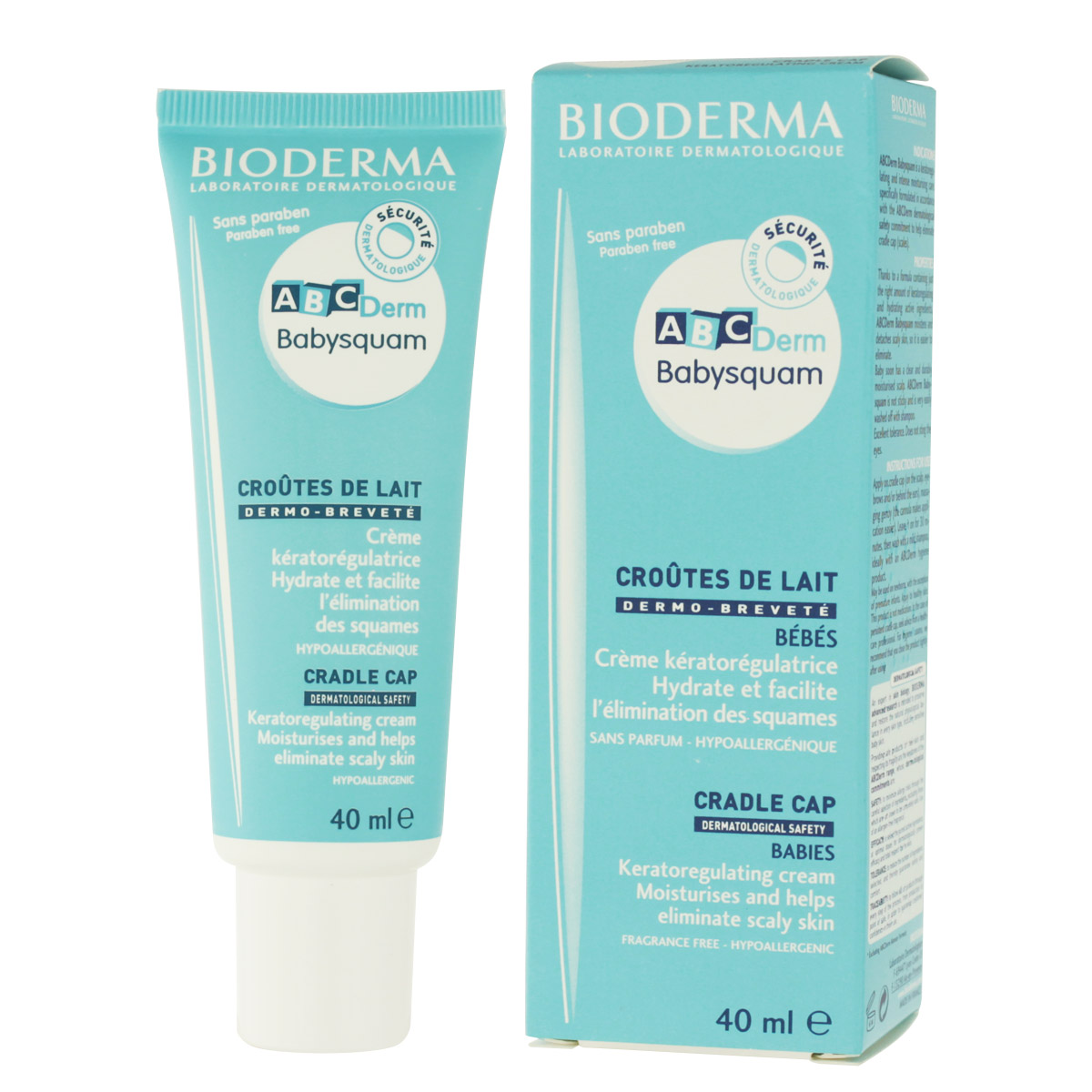BIODERMA ABCDerm Babysquam 40ml Ķermeņa krēms thumbnail 1