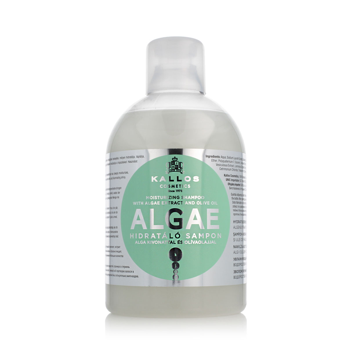 Kallos Cosmetics Algae 1000ml Plaukų šampūnas thumbnail 2